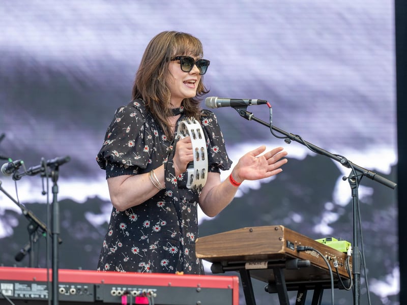 Rose Elinor Dougall on stage at Warwick Castle on Sunday, July 21. Photo by David Jackson.