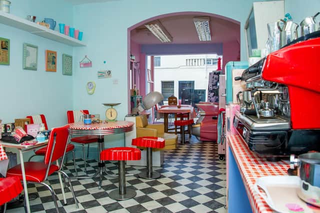 A new vintage hair salon has recently opened in Chandos Street in Leamington. Photo by Mike Baker