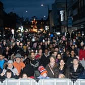 Miles of smiles at the festive switch on.
