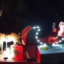 Santa is stopping off at a number of locations in Rugby.
