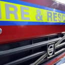 Two people have been taken to hospital after a flat fire in Warwick tonight (Wednesday).