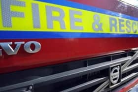 Two people have been taken to hospital after a flat fire in Warwick tonight (Wednesday).