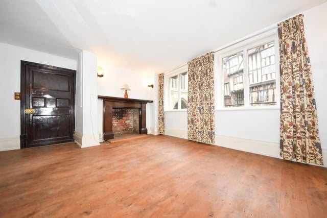 Inside the Grade II Listed property which also overlooks the town's Westgate