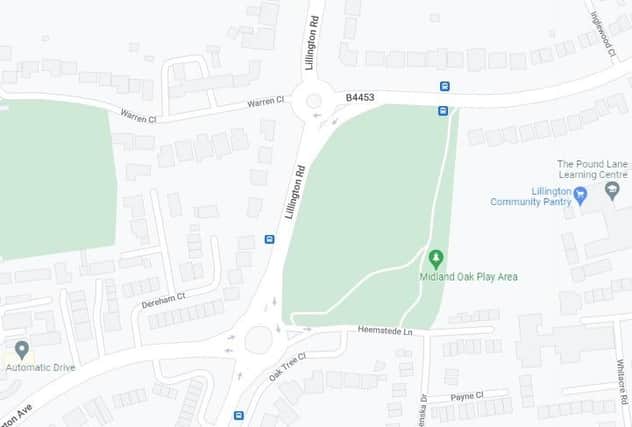 The work will take place on this scetion of the  A445  Lillington road in north Leamington. Image courtesy of Google Maps.