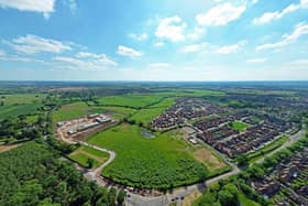 The site for the Oakley Grove Phase 3 development on land off Harbury Lane and Oakley Wood Road in Leamington. Credit: Miller Homes,