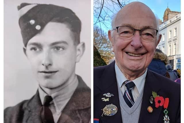 Retired Flight Lieutenant Russell 'Rusty' Waughman, 100, was a Lancaster Pilot during the Second World War with the 101 Squadron. Picture supplied.