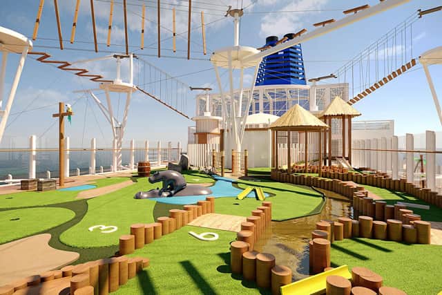 Skywalk and mini golf for the young and young at heart.