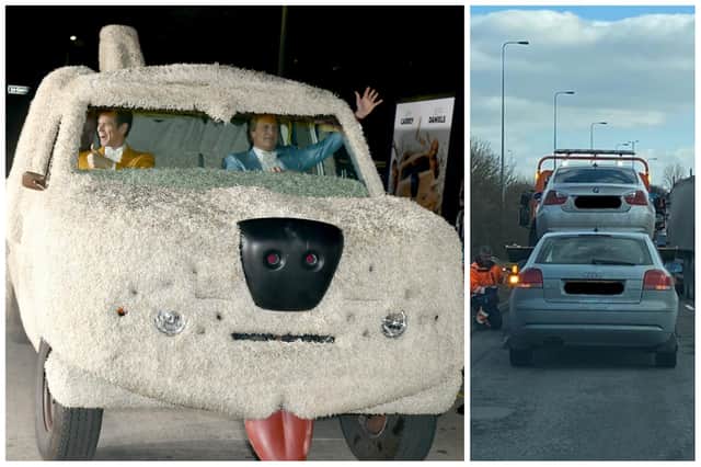 Dumb and Dumber are alive and well - and their cars have been seized by police!