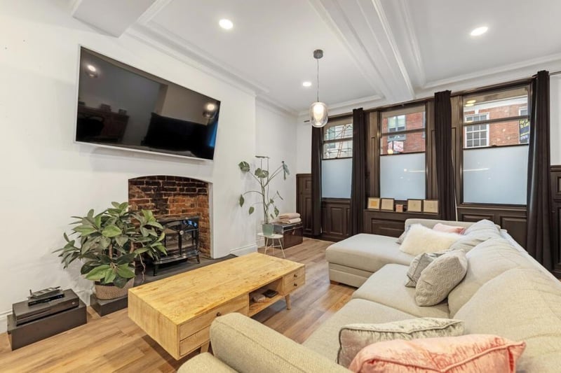 The living area.