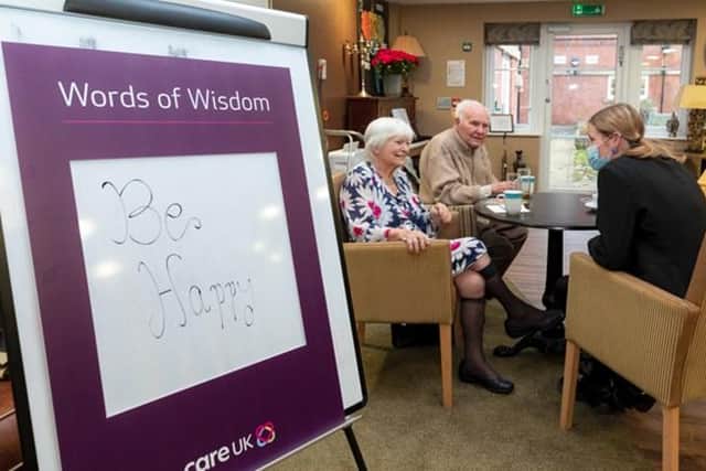 Residents at Care UK’s Care UK’s Priors House shared advice about jobs, hobbies and family life to young volunteers from the Kissing It Better charity as part of a new intergenerational project – Wisdom Booths.