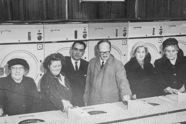 Margaret White (second from the left) was the first ever customer at the Landsdowne Launderette when it opened in the early 1960s and was in a photo taken for an article in The Leamington Courier (The Morning News at the time).