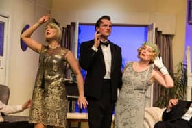 Mesi Johnson, Chris Allen-Mason and Cheryl Ryan in Hay Fever