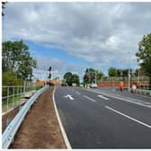 The completed work on the Harbury Lane/Fosseway junction. Photo by Warwickshire County Council