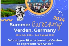 Organised by Warwick Town Council and its twin towns, applications are now open to find the four young people, aged between 16 and 21, to represent Warwick in Verden for Eurocamp 2024. Photo by Warwick Town Council