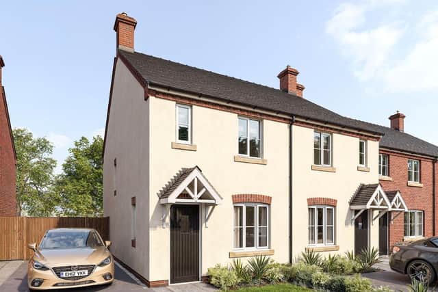 The two-bedroom Sutton at Millbridge in Shuttington is available at discount to market value, subject to criteria