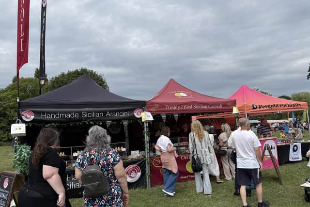 Some of the stalls at the festival. Photo supplied by CJ's Events Warwickshire