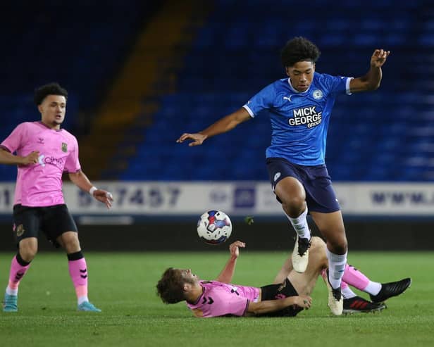 Lillington lad Benjamin Arthur left Peterborough United for Brentford B in the summer on 2023. He was named on the subs bench in March 2024 as Brentord were beaten by Arsenal Photo: Joe Dent.