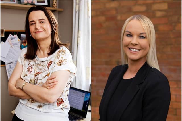 Amanda Chalmers, from Warwick (left) and Vicki Bravington, from Stratford (right), are among five women from across the UK competing for the crown in this year’s
Woman Who Achieves Awards – Media and Marketing categories. Photo supplied