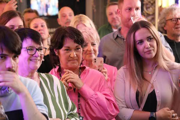 The event at Ronnie's Bar was hailed a success. Photo by Alex Harvey of RiVR
