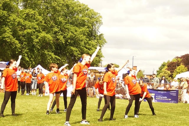 Dancers put on a show to remember.