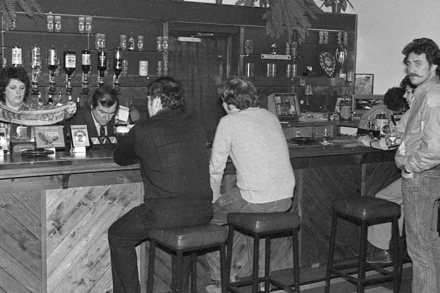 The Blue Bell in 1982. Recognise anyone?