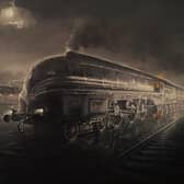 A painting by Leamington fine artist Kevin Parrish of the Coronation Scot travelling through Leamington will soon go on display.