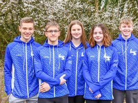 Members of Leamington Spa Amateur Swimming Club in their new training tops. Picture submitted.