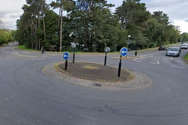 Warwickshire County Council, the authority that deals with highways, rubber stamped the project's addition to its capital works programme with the roundabout that serves Myton Road from the Banbury Road, Warwick, set to make way. The scheme will see a signalised junction replace it at the junction between Banbury Road and Myton Road, creating a widened two-lane exit onto the southbound Banbury Road. Photo by Google Streetview