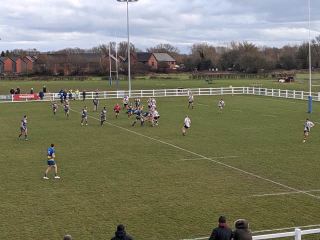 Action from Kenilworth's win at Burton.
