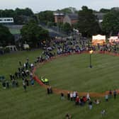 Lutterworth lit Beacon from the air.
PICTURE: ANDREW CARPENTER