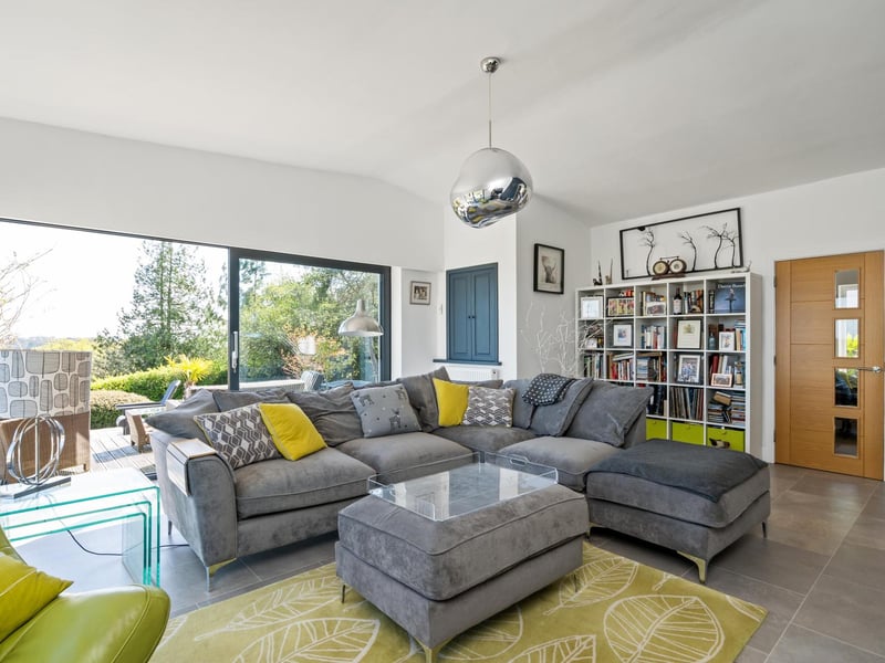 The lounge. Photo by DM & Co. Homes