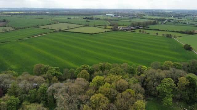 The site of the 284-acre eight million tonne sand and gravel blueprint at Misterton, near Lutterworth.