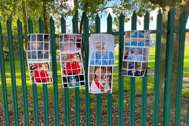Lillington Primary School pupils have produced artwork to pay tribute to Queen Elizabeth II. They displayed the work on the fence of the school along Valley Road ready for the Queen's state funeral, which took place yesterday.