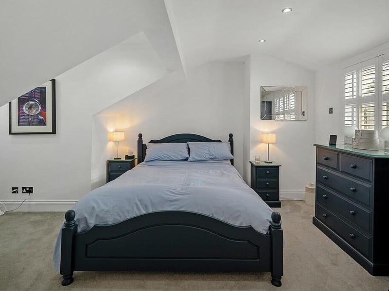 One of the bedrooms