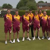 The White Rose squad -  from l to r: Mark Smith, Luke Horne, Aiden Maries, Josh Hancock (reserve), Sam Shuttleworth, Neil Hancock (manager), Jordan Ward, Tom Wheeler, Adam Smith (assistant manager), Ewan Mason and Dan Ellicott.