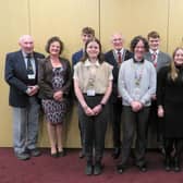 Two final year students from each of Warwick, Aylesford and Myton sixth forms, together with their teachers, joined Rotarians for lunch.  Photo supplied