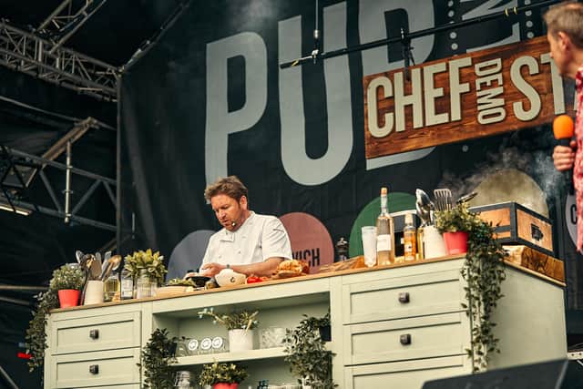 ITV chef James Martin will be hosting the Pub in the Park Festival in Warwick this weekend. Photo by Will Stanley