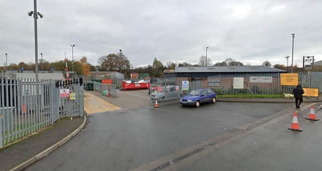Hunters Lane Recycling Centre.