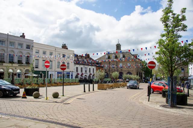 Warwick Town Centre. Photo by Mike Baker