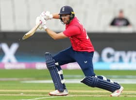 FALLING SHORT: Yorkshire's Dawid Malan top-scored for England with 35 in their five-run defeat against Ireland in their T20 World Cup Super 12 match in Melbourne Picture: Scott Barbour/PA