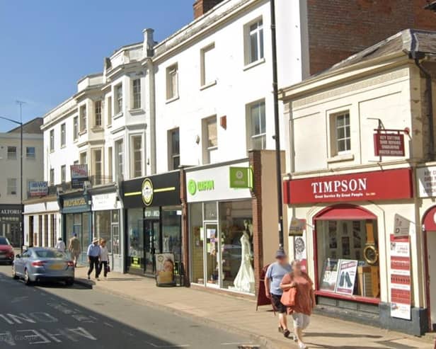 The fully-rented commercial properties rented by Turkish Barbers Club and Timpson in Warwick Street are up for sale in a forthcoming Bond Wolfe auction. Picture supplied.