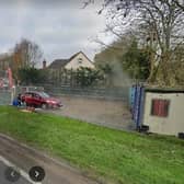The site of the hand car wash at Gibbets Cross Service Station that is in line to become a Greggs outlet. Photo: Google Street View
