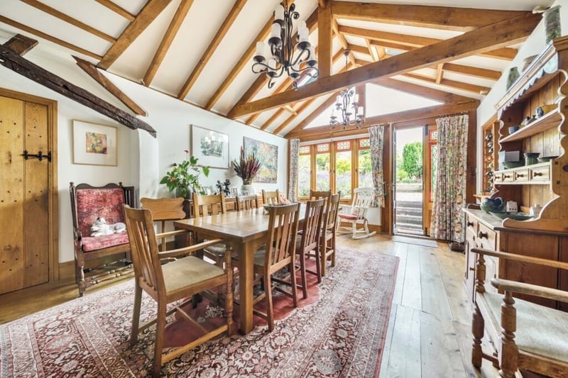 The dining room.