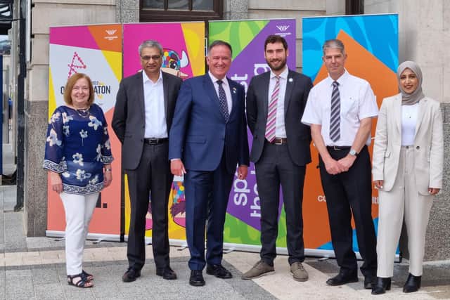 A near-£2m improvement scheme at Leamington Spa Station has been completed as Royal Leamington Spa prepares to welcome thousands of visitors for the Commonwealth Games. Photo by Warwickshire County Council