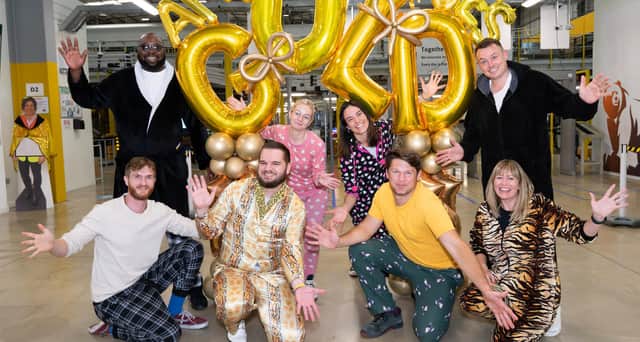 Back left to right, Lungile Dube, Nicole Stone, Juliana Matavelli Spanswick, ????, front left to right, Ieuan Spanswick, Daniel Jones, Will Otridge, Rachel Norris