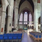 The interior of All Saints' Parish church in Leamington.
