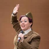 V.E Day celebrations kicked off at Rugby Spring Fair on Monday. Picture: Warren Strickland.