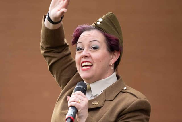 V.E Day celebrations kicked off at Rugby Spring Fair on Monday. Picture: Warren Strickland.