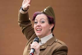 V.E Day celebrations kicked off at Rugby Spring Fair on Monday. Picture: Warren Strickland.