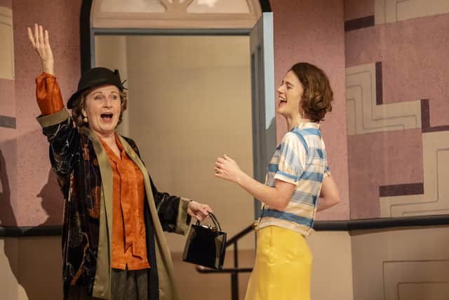 Kate Burton and Rose Leslie as Mrs Culver and Constance Middleton (photo: Johan Persson)